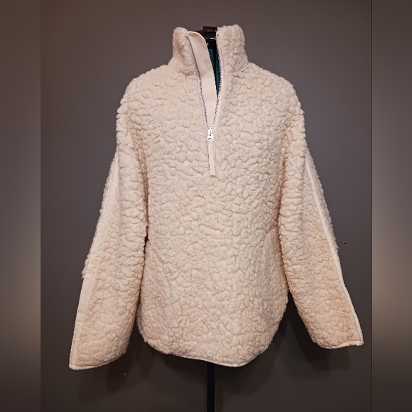 ACNE STUDIO FEDDA Teddy Ivory, Or Cream Jacket Size XS - Picture 3 of 16